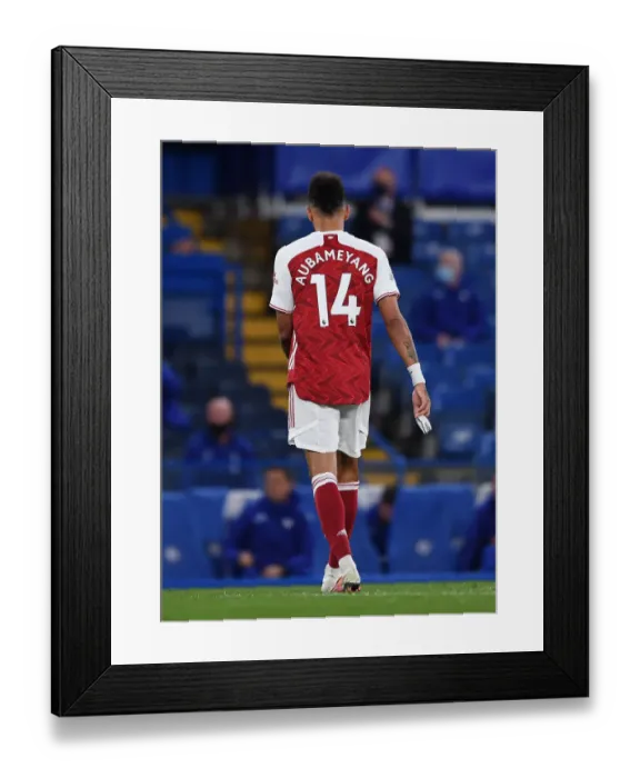 Framed Print : Aubameyang Bids Farewell: Chelsea vs. Arsenal, 2021 Premier League (Behind Closed Doors) Framed Print : Aubameyang Bids Farewell: Chelsea vs. Arsenal, 2021 Premier League (Behind Closed Doors)