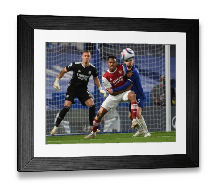 Framed Print : Gabriel Magalhaes vs Jorginho: A Battle at Stamford Bridge - Chelsea vs Arsenal, Premier League 2020-21 Framed Print : Gabriel Magalhaes vs Jorginho: A Battle at Stamford Bridge - Chelsea vs Arsenal, Premier League 2020-21