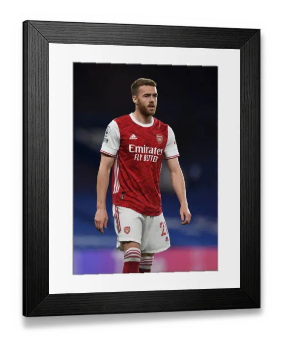 Framed Print : Arsenal's Calum Chambers at Empty Stamford Bridge: 2020-21 Premier League Match Amidst COVID-19 Restrictions Framed Print : Arsenal's Calum Chambers at Empty Stamford Bridge: 2020-21 Premier League Match Amidst COVID-19 Restrictions