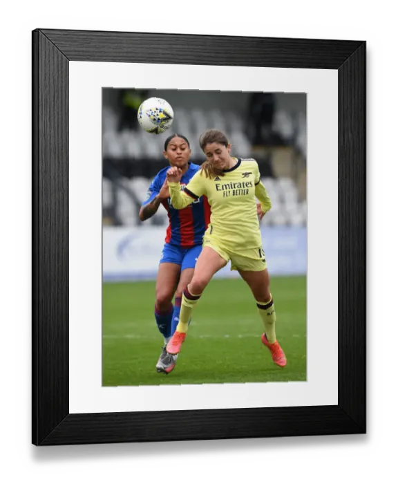 Framed Print : Arsenal Women vs. Crystal Palace Women: Vitality FA Cup 5th Round Clash at Meadow Park