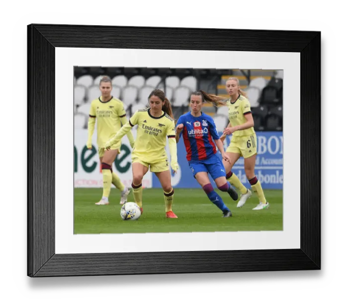 Framed Print : Arsenal Women vs. Crystal Palace Women: Vitality FA Cup 5th Round Showdown