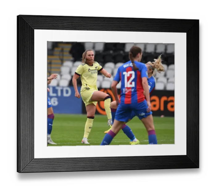 Framed Print : Arsenal Women's FA Cup Triumph: Noelle Maritz Sets Historic Eight-Goal Record vs. Crystal Palace