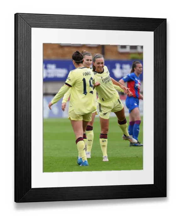 Framed Print : Arsenal Women's Historic FA Cup Victory: Katie McCabe Scores Ninth Goal Against Crystal Palace