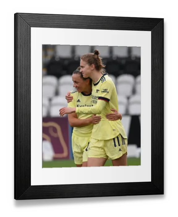 Framed Print : Arsenal's Vivianne Miedema Sets FA Cup Record with Six-Goal Blitz