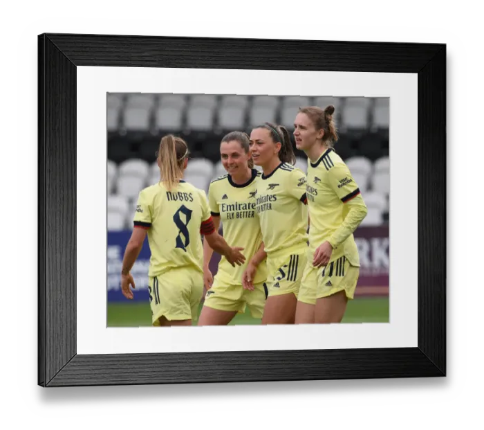 Framed Print : Arsenal Women's FA Cup Victory: Vivianne Miedema Scores Historic Six-Goal Haul Against Crystal Palace