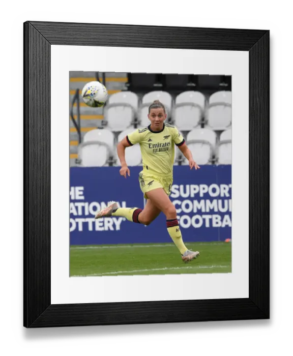 Framed Print : Arsenal's Katie McCabe Faces Off in FA Cup 5th Round Showdown Against Crystal Palace Women