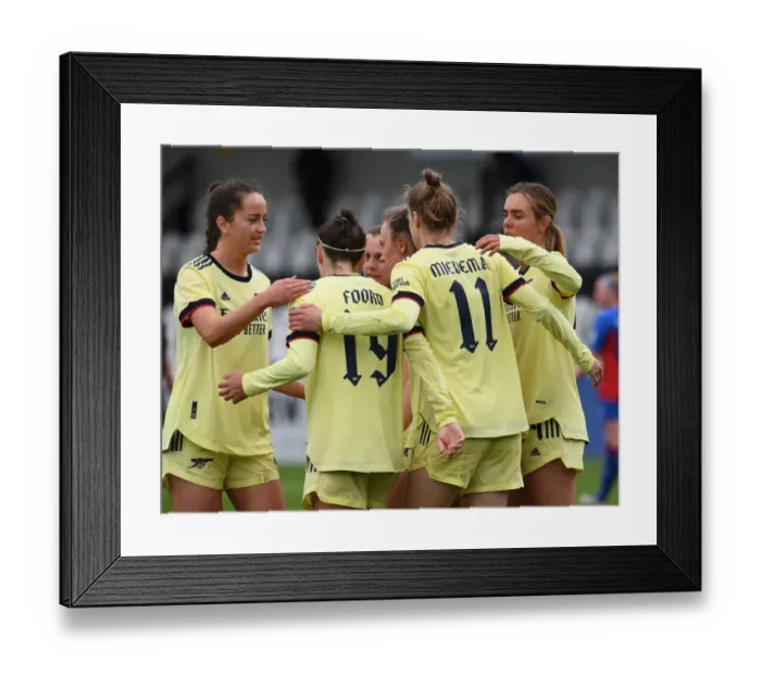Framed Print : Arsenal's Vivianne Miedema Sets Historic FA Cup Record with Six-Goal Blitz against Crystal Palace