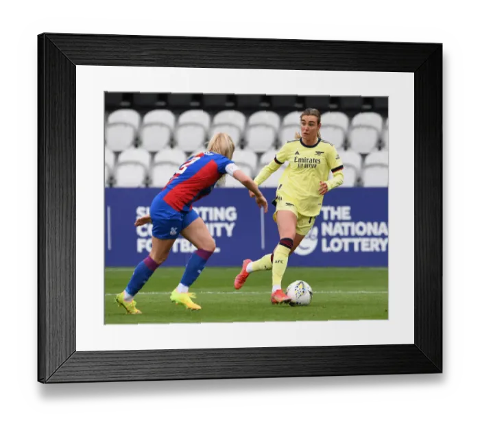 Framed Print : Arsenal Women vs. Crystal Palace Women: Vitality FA Cup 5th Round Showdown at Meadow Park
