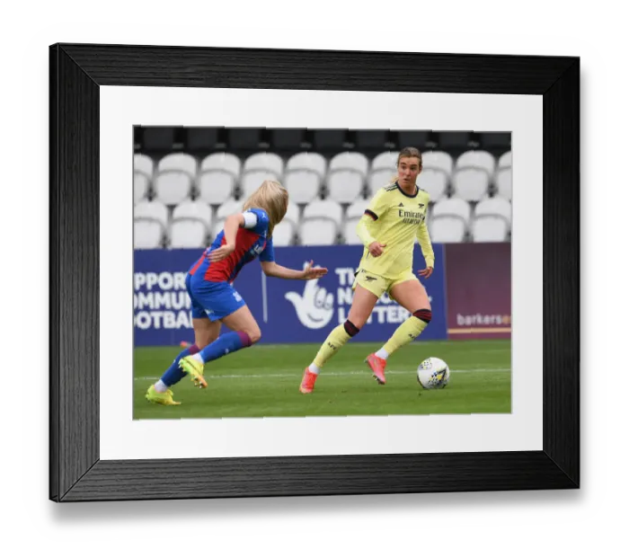 Framed Print : Arsenal Women vs Crystal Palace Women: Vitality FA Cup 5th Round Showdown