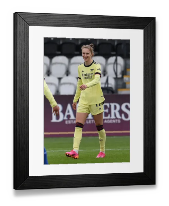 Framed Print : Arsenal Women's Dominance: Vivianne Miedema Scores Seven Goals Against Crystal Palace in FA Cup Fifth Round