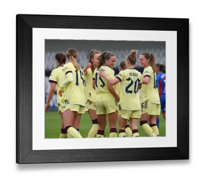Framed Print : Arsenal Women's Dominance: Katie McCabe Celebrates Ninth Goal vs. Crystal Palace in FA Cup Framed Print : Arsenal Women's Dominance: Katie McCabe Celebrates Ninth Goal vs. Crystal Palace in FA Cup