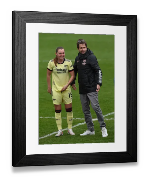 Framed Print : Arsenal Women's FA Cup Victory: Manager Joe Montemurro Celebrates with Noelle Maritz Framed Print : Arsenal Women's FA Cup Victory: Manager Joe Montemurro Celebrates with Noelle Maritz