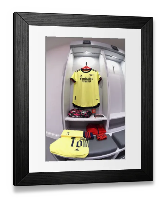 Framed Print : Arsenal Women Unveil New Away Kit at FA Cup Match Against Crystal Palace