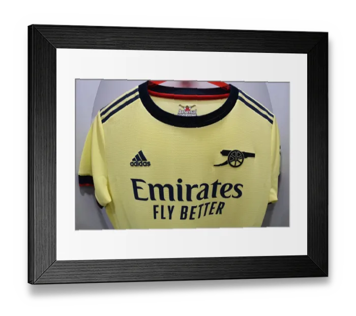 Framed Print : Arsenal Women Unveil New Away Kit at FA Cup Match Against Crystal Palace Women