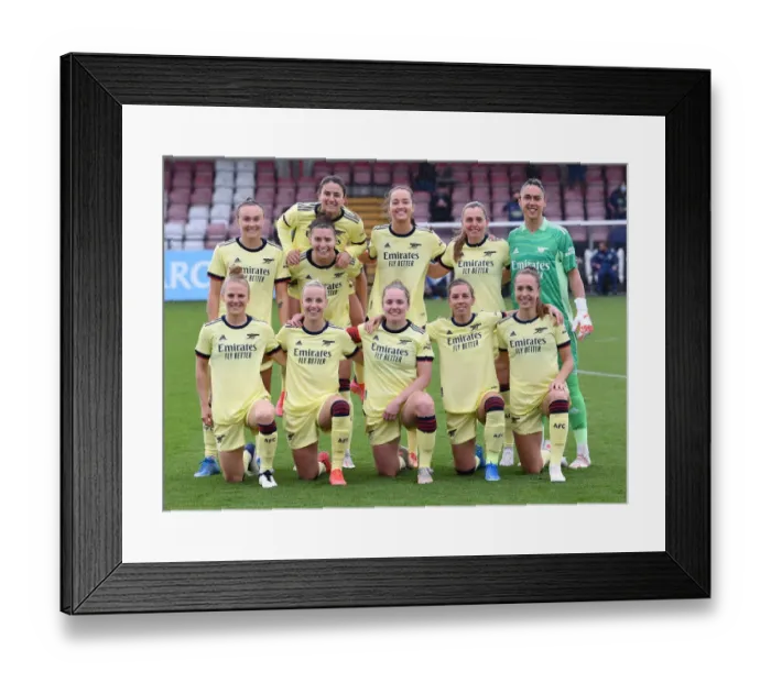 Framed Print : Arsenal Women Prepare for FA Cup Clash Against Crystal Palace