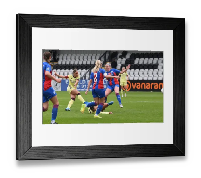 Framed Print : Arsenal Women's Victory: Jordan Nobbs Scores Fifth Goal in FA Cup 5th Round against Crystal Palace Women