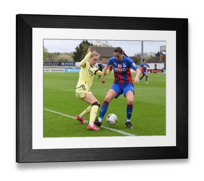 Framed Print : Arsenal vs. Crystal Palace Women: A Star-Studded FA Cup 5th Round Showdown - Miedema vs. Waldie