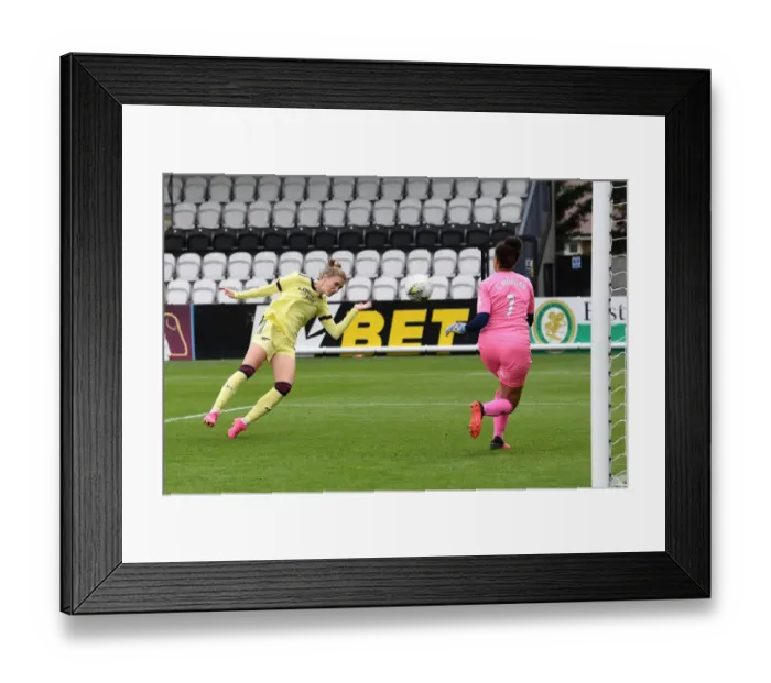 Framed Print : Arsenal Women's Victory: Vivianne Miedema Scores Sixth Goal vs. Crystal Palace in FA Cup Framed Print : Arsenal Women's Victory: Vivianne Miedema Scores Sixth Goal vs. Crystal Palace in FA Cup