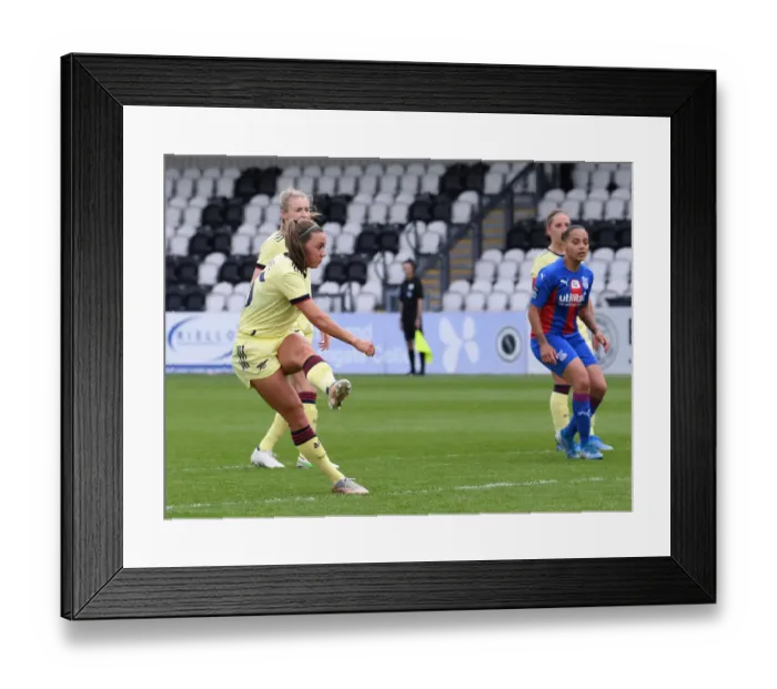 Framed Print : Arsenal Women's FA Cup Triumph: Katie McCabe Nets Historic 9th Goal vs. Crystal Palace