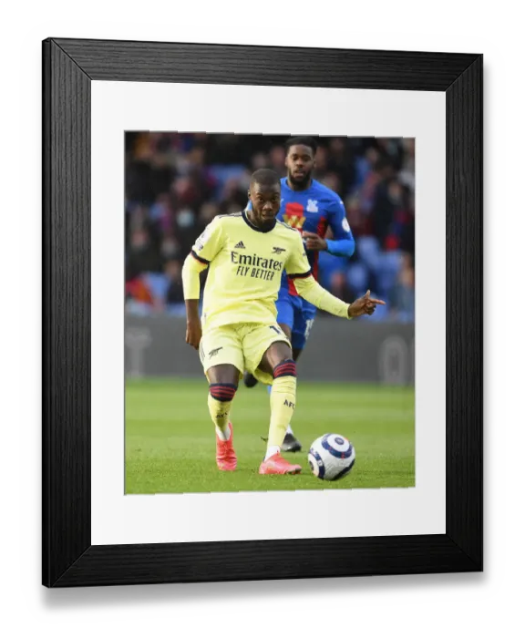 Framed Print : Pepe in Action: Crystal Palace vs. Arsenal, Premier League 2020-21 Framed Print : Pepe in Action: Crystal Palace vs. Arsenal, Premier League 2020-21
