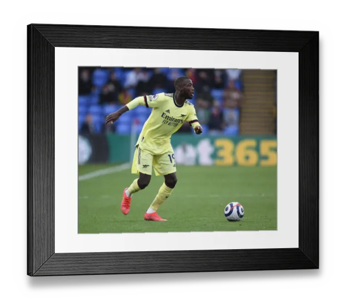 Framed Print : Pepe in Action: Crystal Palace vs. Arsenal - Premier League Showdown (2020-21) Framed Print : Pepe in Action: Crystal Palace vs. Arsenal - Premier League Showdown (2020-21)