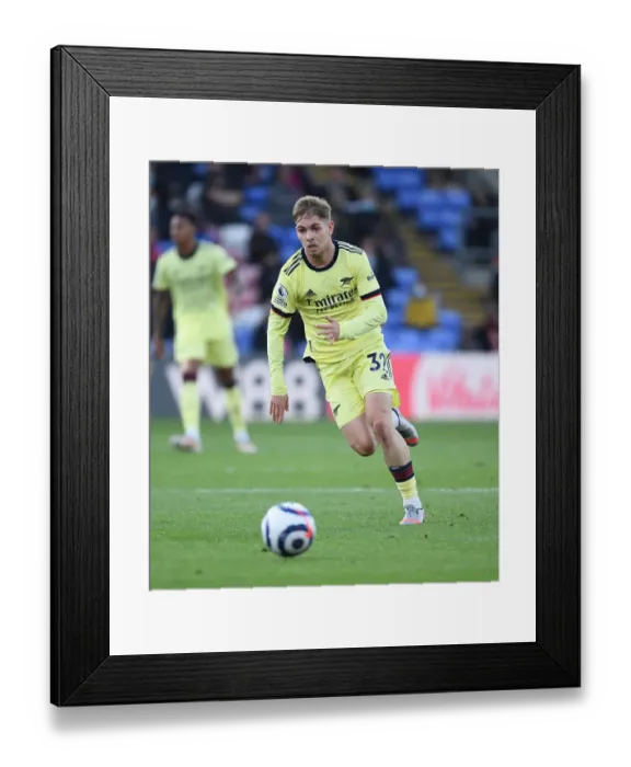 Framed Print : Emile Smith Rowe's Standout Performance: Crystal Palace vs. Arsenal, 2020-21 Premier League