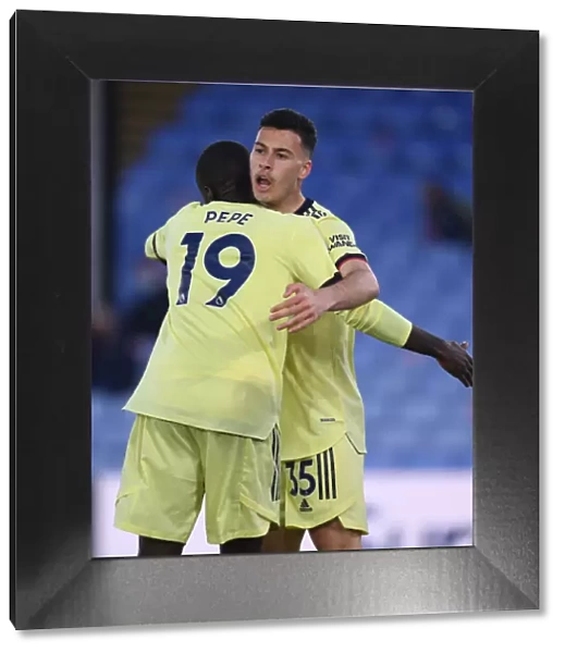 Martinelli and Pepe: Dazzling Duo Celebrates Arsenal's Winning Goals vs Crystal Palace (2020-21)
