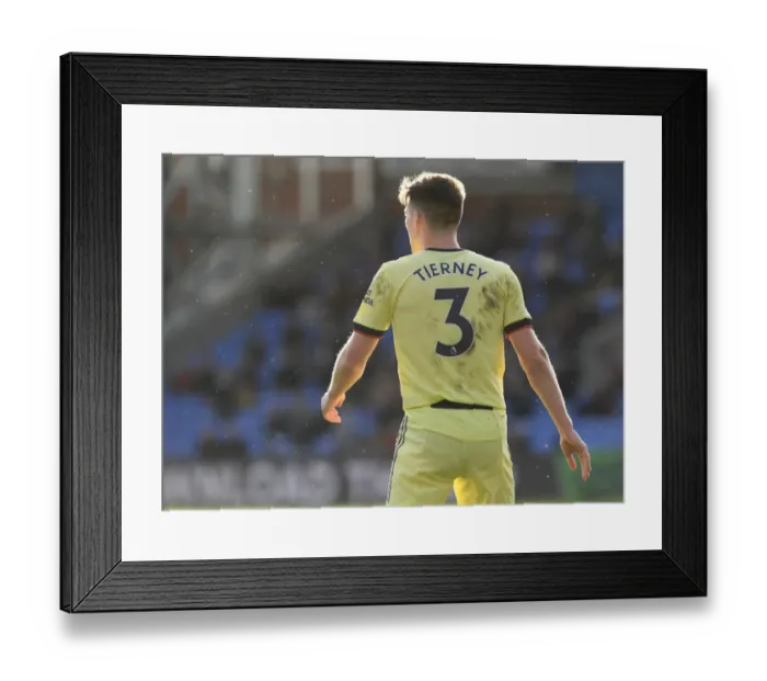 Framed Print : Arsenal's Kieran Tierney in Action: Crystal Palace vs Arsenal, Premier League 2020-21 Framed Print : Arsenal's Kieran Tierney in Action: Crystal Palace vs Arsenal, Premier League 2020-21