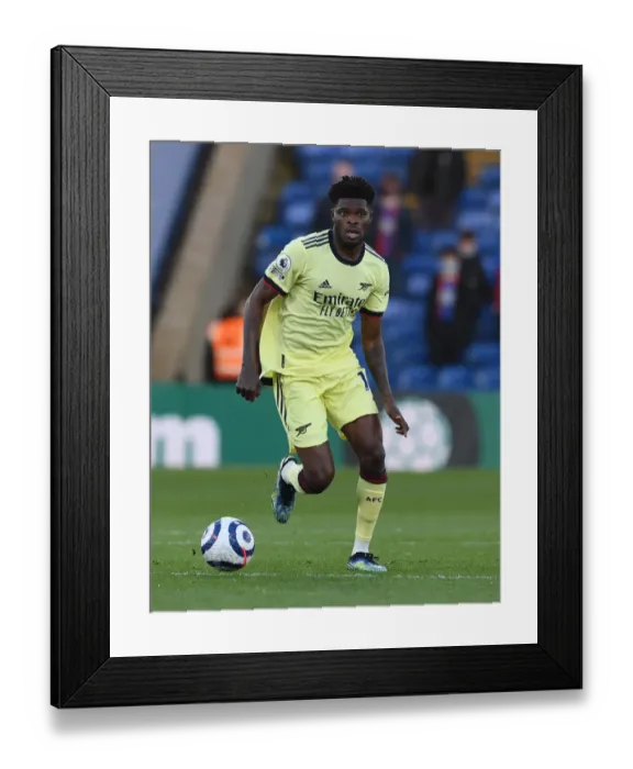 Framed Print : Thomas Partey in Action: Premier League Showdown - Crystal Palace vs Arsenal (2020-21)
