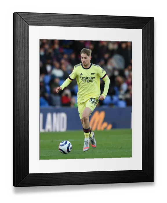Framed Print : Emile Smith Rowe Shines: Crystal Palace vs. Arsenal, 2020-21 Premier League