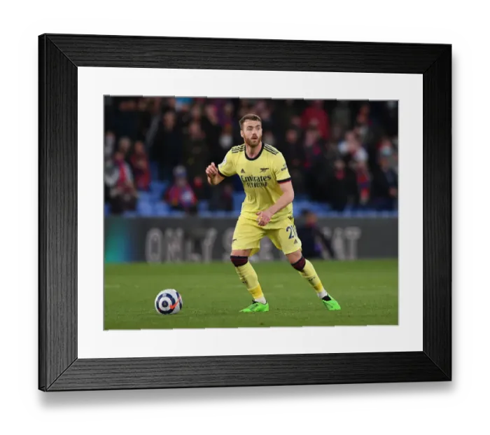Framed Print : Calum Chambers in Action: Premier League Showdown between Crystal Palace and Arsenal, 2020-21 Framed Print : Calum Chambers in Action: Premier League Showdown between Crystal Palace and Arsenal, 2020-21
