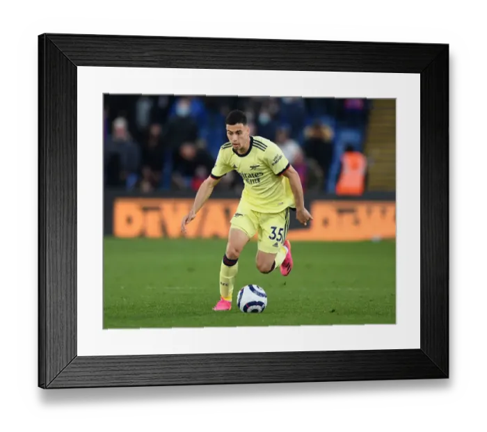 Framed Print : Martinelli's Brilliant Performance: Crystal Palace vs. Arsenal, Premier League 2020-21