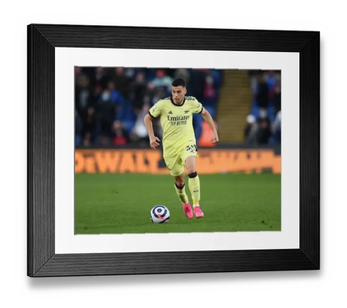 Framed Print : Gabriel Martinelli in Action: Crystal Palace vs Arsenal, Premier League 2020-21