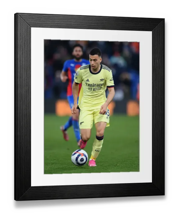 Framed Print : Martinelli in Action: Crystal Palace vs Arsenal, Premier League 2020-21