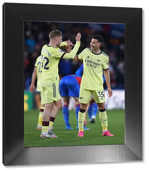 Martinelli and Smith Rowe: Dazzling Duo's Goal Celebration in Arsenal's Victory over Crystal Palace (2020-21)
