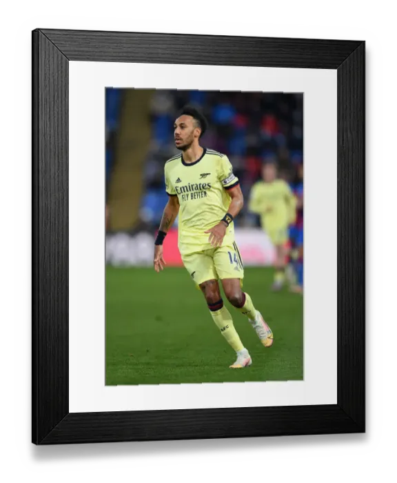 Framed Print : Aubameyang's Stellar Show: Crystal Palace vs. Arsenal (2020-21) - Premier League Framed Print : Aubameyang's Stellar Show: Crystal Palace vs. Arsenal (2020-21) - Premier League