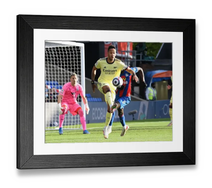 Framed Print : Aubameyang in Action: Crystal Palace vs. Arsenal, Premier League 2020-21 Framed Print : Aubameyang in Action: Crystal Palace vs. Arsenal, Premier League 2020-21