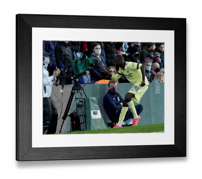 Framed Print : Pepe Scores First: Arsenal's Victory at Crystal Palace (2020-21)