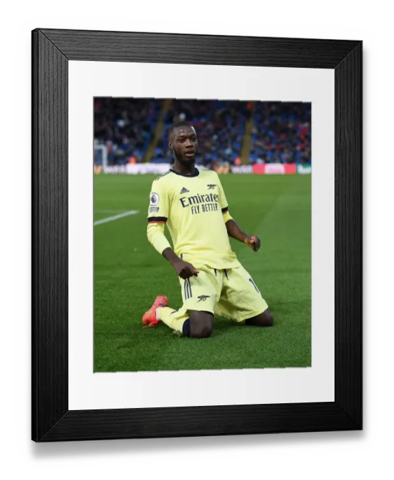 Framed Print : Nicolas Pepe's Brace: Arsenal Secures Victory Over Crystal Palace in Premier League Showdown Framed Print : Nicolas Pepe's Brace: Arsenal Secures Victory Over Crystal Palace in Premier League Showdown