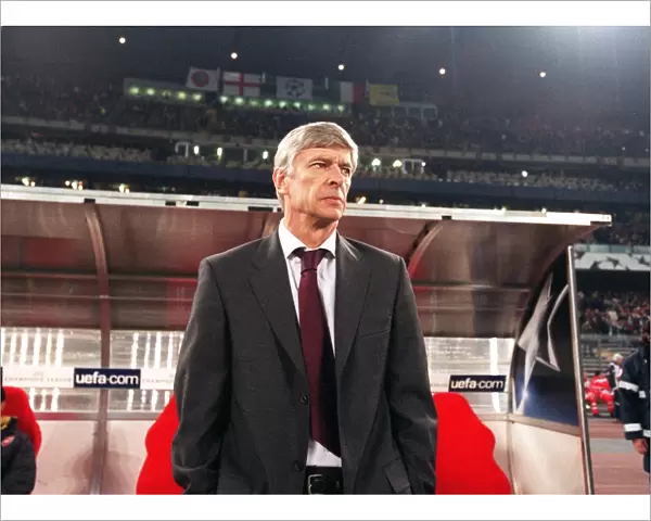 Arsene Wenger the Arsenal Manager before the match. Juventus 0: 0 Arsenal
