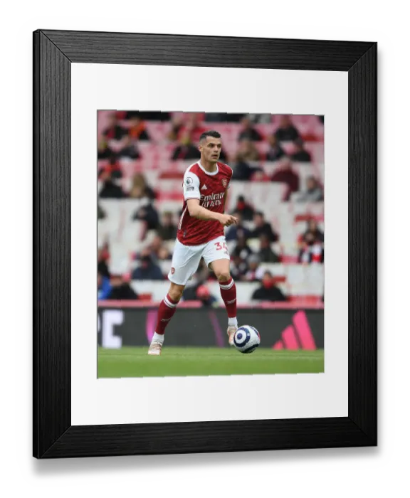 Framed Print : Granit Xhaka in Action: Arsenal vs Brighton & Hove Albion, Premier League 2021 Framed Print : Granit Xhaka in Action: Arsenal vs Brighton & Hove Albion, Premier League 2021