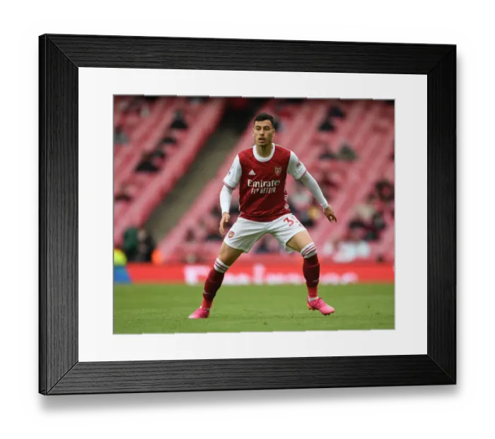 Framed Print : Martinelli Shines: Arsenal Secures Victory Against Brighton (2020-21)