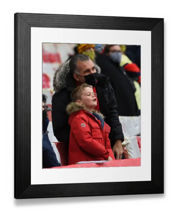 Framed Print : Sea of Passion: Arsenal Fans Unwavering Support at Emirates Stadium Framed Print : Sea of Passion: Arsenal Fans Unwavering Support at Emirates Stadium