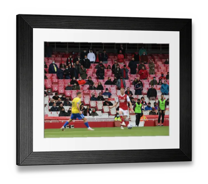 Framed Print : Sea of Passion: Arsenal Fans Unite at Emirates Stadium