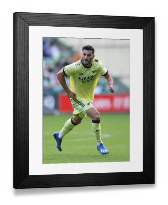 Framed Print : Arsenal's Sead Kolasinac in Action during Hibernian Friendly Framed Print : Arsenal's Sead Kolasinac in Action during Hibernian Friendly