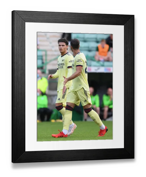 Framed Print : Arsenal's Omar Rekik Impresses in Pre-Season Victory Over Hibernian in Edinburgh