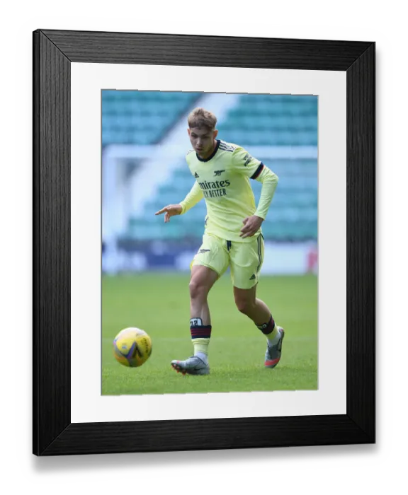 Framed Print : Emile Smith Rowe Shines: Arsenal's Star Performance in Hibernian Pre-Season Friendly