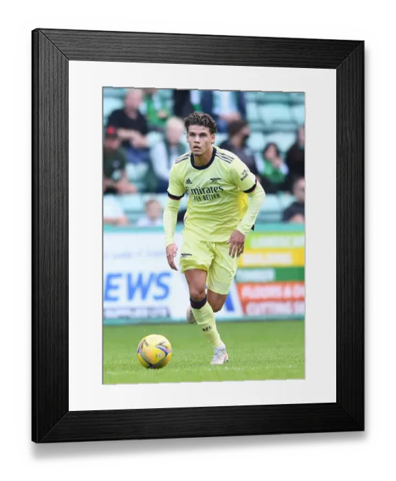 Framed Print : Arsenal's Pre-Season Friendly Against Hibernian in Edinburgh, 2021: Omar Rekik in Action Framed Print : Arsenal's Pre-Season Friendly Against Hibernian in Edinburgh, 2021: Omar Rekik in Action
