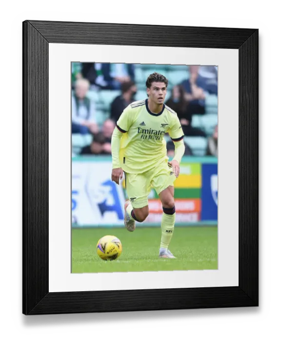 Framed Print : Arsenal's Omar Rekik Shines in Pre-Season Win over Hibernian Framed Print : Arsenal's Omar Rekik Shines in Pre-Season Win over Hibernian