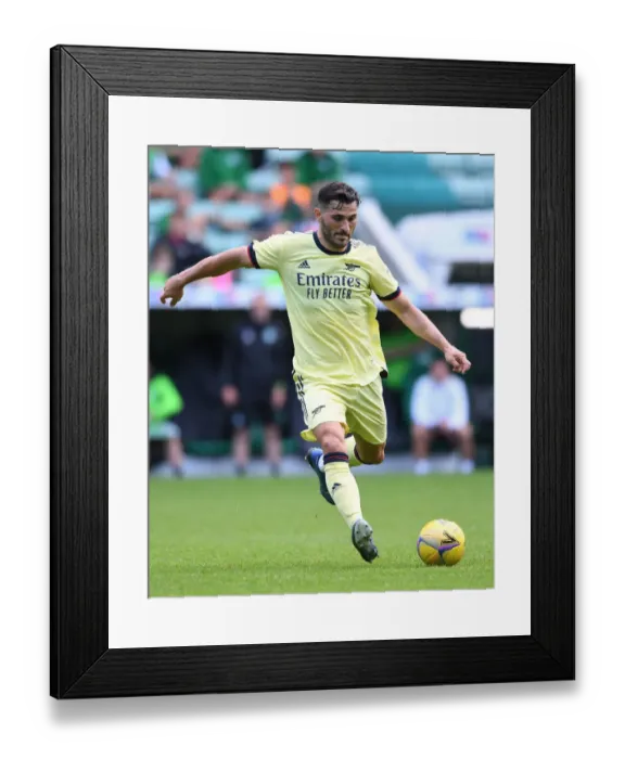 Framed Print : Arsenal's Sead Kolasinac in Action during Hibernian Pre-Season Friendly, Edinburgh 2021 Framed Print : Arsenal's Sead Kolasinac in Action during Hibernian Pre-Season Friendly, Edinburgh 2021